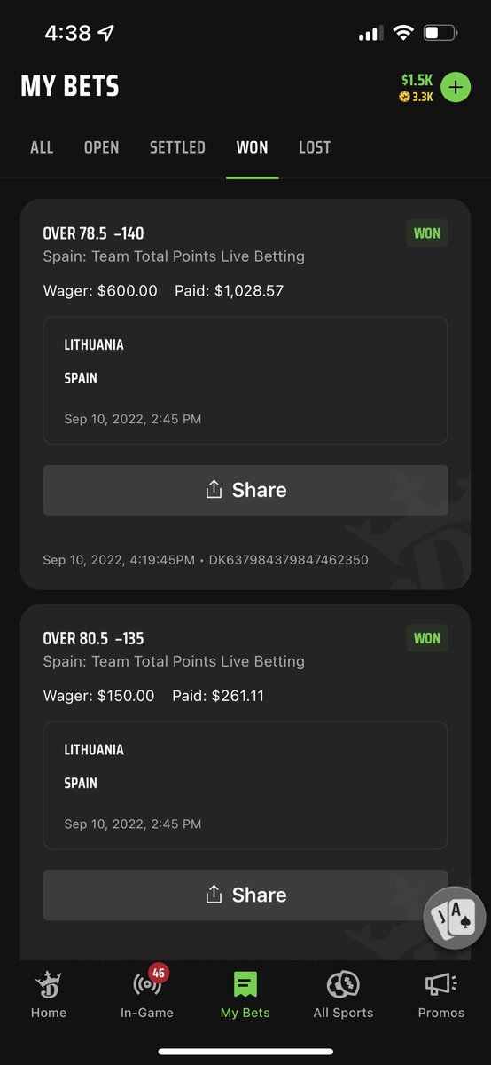 chatsandbets's tweet photo. And just like that we cleared the $1200 weekly challenge in one day despite the humps we had I got it back for us now let’s flip this $1500 into $3000 tomorrow NFL IS BACK LETS EAT https://t.co/NYjMsQuY4g
