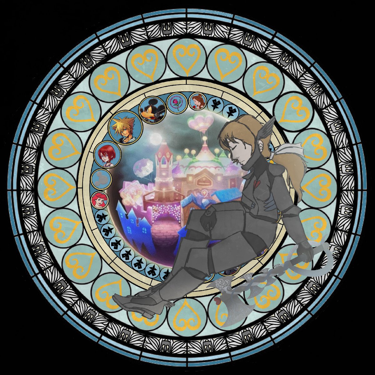 Honeytoast_mp4's tweet photo. fellas!!! i have finished drawing kylin/klixny's SoA!!! this is it here!!!!!! 🗝️👑✨
#kingdomhearts https://t.co/7kmCewuRXv