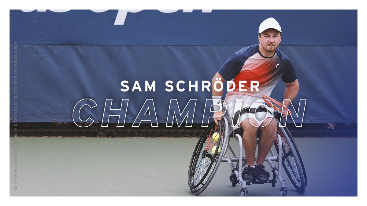 Congrats to our wheelchair quad doubles champion🏆 #TeamHEAD #USOpen #Champion