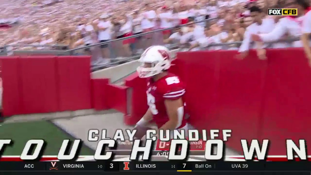 FOX College Football on Twitter "The Badgers get on the board! 🔥 Clay