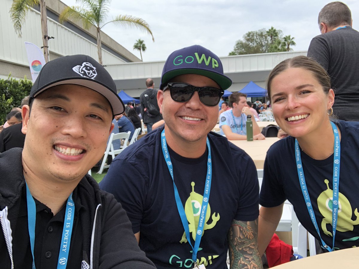 So great seeing Emily and Michael from <a href="/GoWPservices/">GoWP — Helping agencies grow and scale</a> at #WCUS2022