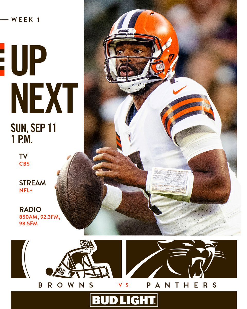 Cleveland Browns on X: 'one more sleep. #CLEvsCAR