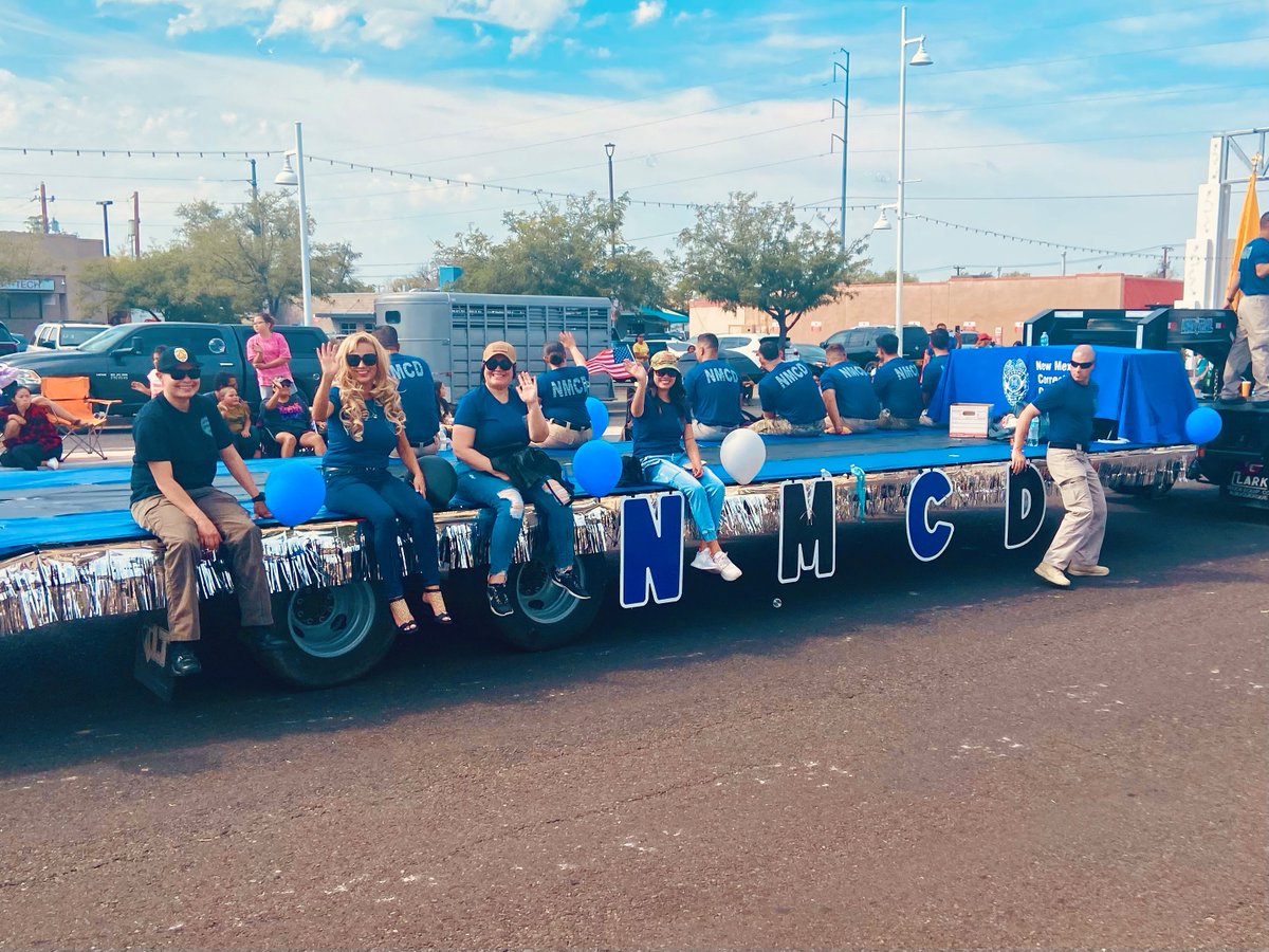 NMCDPIO's tweet photo. On the parade route! #NMCD #NMStatefair https://t.co/ZPx2ehvU1Y