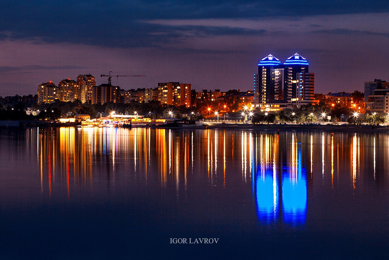 Запорожье вечернее фото