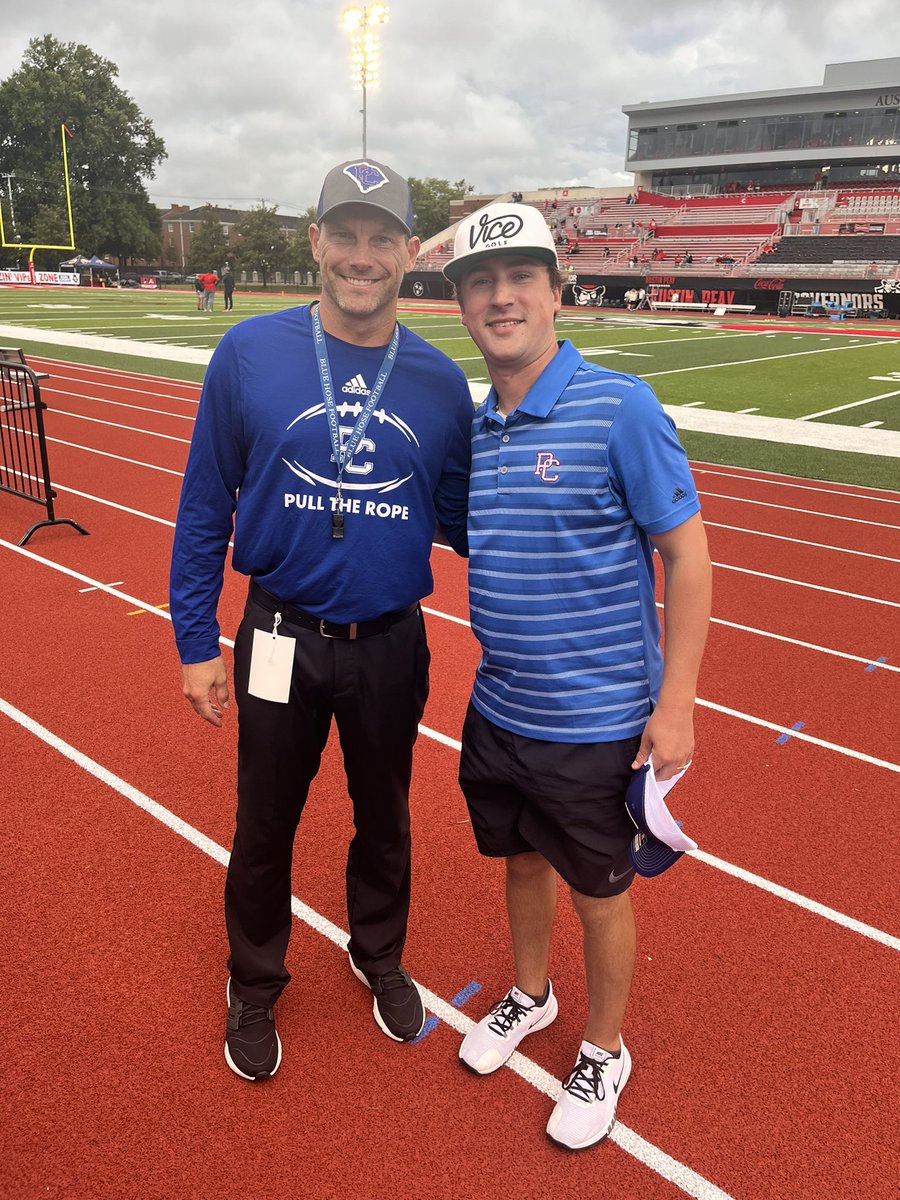 ShawGamble's tweet image. Congratulations to @Coach_Englehart on win # 1 for @BlueHoseFtball ! In our short conversation Saturday, we spoke about everything this group has been thru in their short time at PC. I firmly believe that Coach Englehart is the guy to lead the Hose thru this time. #PTR #OnOnPC