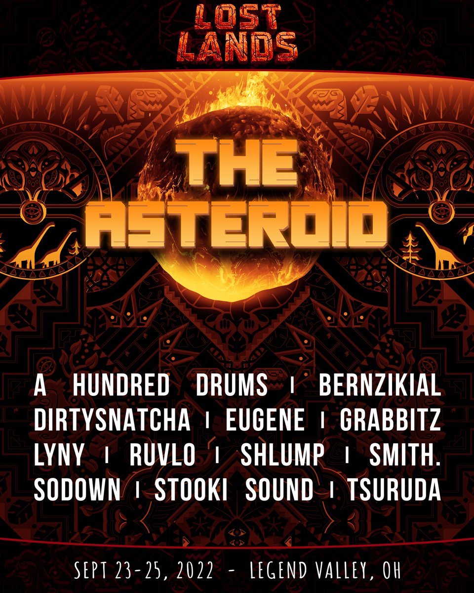 Lost Lands Asteroid lineup