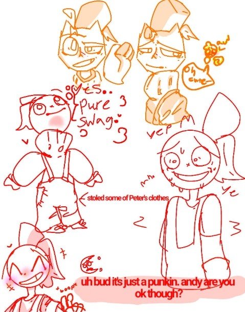 BlueBlushArctic's tweet photo. ( Andy x Peter ) Friend IT Love You Ship
Wow Andy's apple farm doodles
#andysapplefarm
#andysapplefarmfanart
#AndysAppleFarmoc
#Andytheapple
#Peterthepumpkin
#AndyxPeter https://t.co/hH7zTxELvW