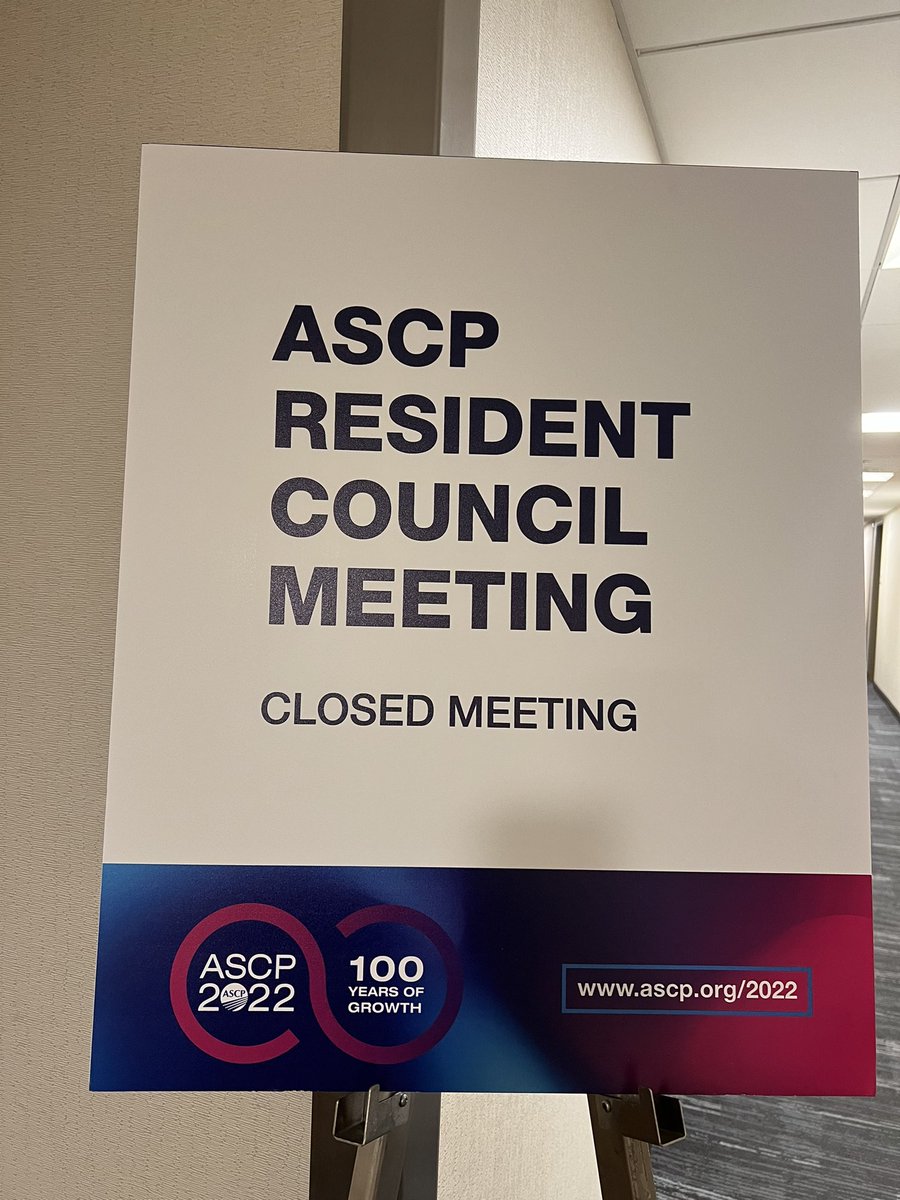 Another productive ASCP Resident Council meeting filled with powerful, innovative ideas and engaging discussions. It’s going to be a great year! Pathology trainees, we are out here advocating for all of you! #ASCPResCo #ASCP2022 #ASCP100 @ASCP_Chicago