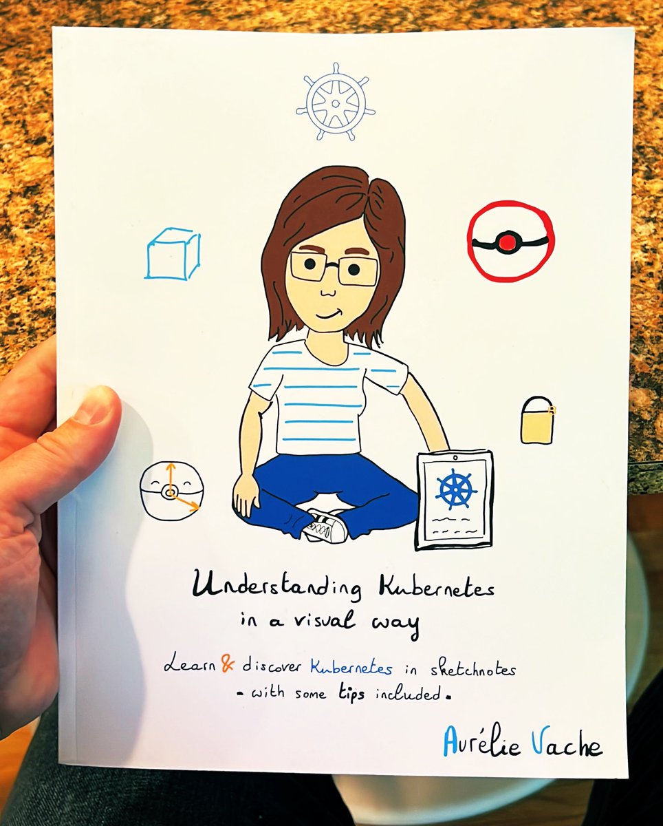 davidevops's tweet image. Just returned from a little family vacation to find this in the mail. What a labor of love by @aurelievache! Visual learning + #kubernetes for the win