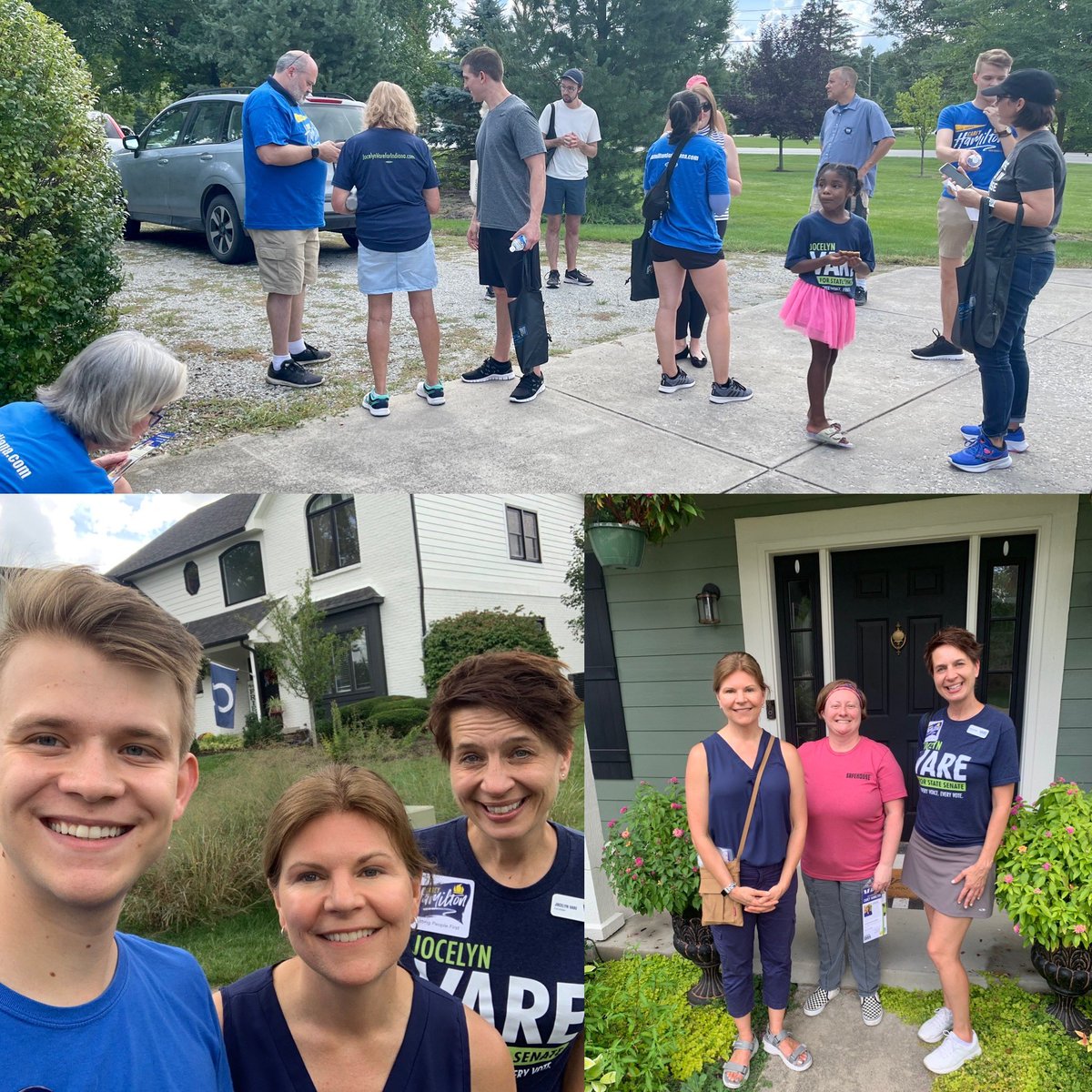 Terrific canvas today with these awesome folks.  So glad to join <a href="/VareForIndiana/">Jocelyn Vare for Indiana</a>’s campaign in our overlapping Lawrence Township precincts.  

58 days to go!