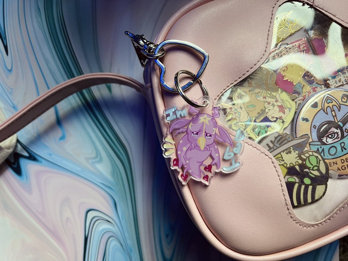visceralprints's tweet photo. NEW Tusk Act 1 “I’m Baby!!” keychains are in stock!!

you can adopt one at my new shop 💖💖>>

https://t.co/2PYeDt68sz

#JJBA #SBR #SmallBusiness https://t.co/pIZ47hKHU4