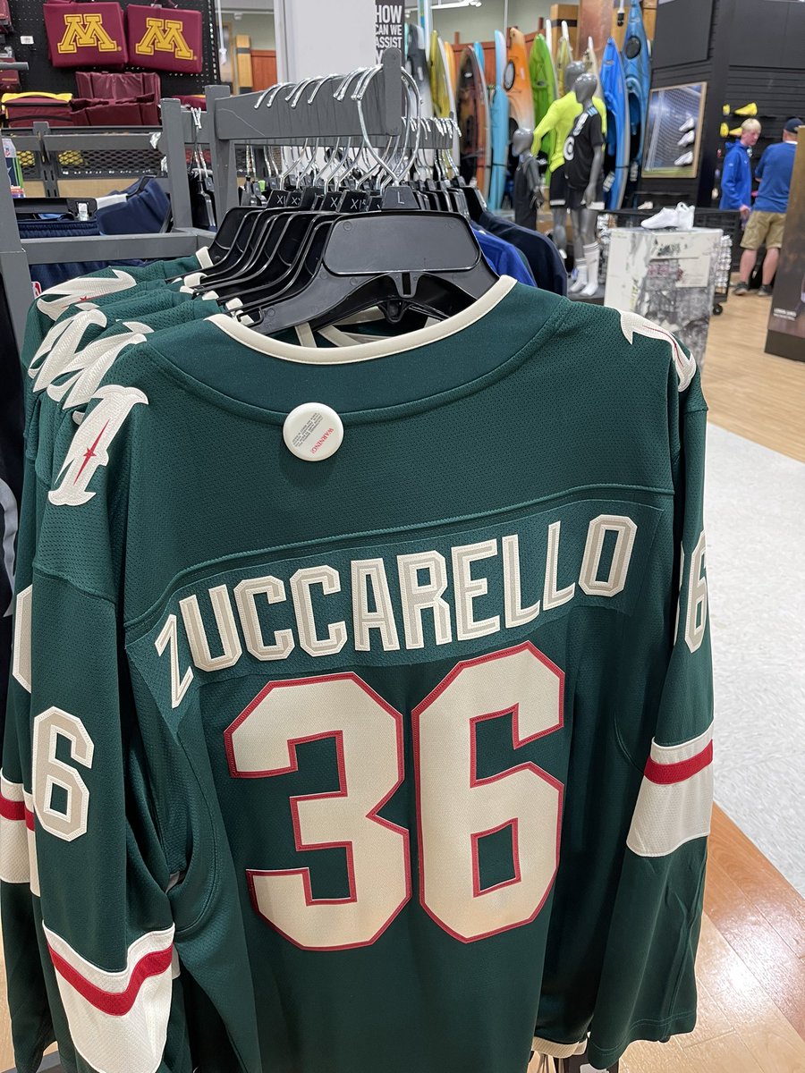 Dina_NYRfanatic's tweet photo. Shopping today for workout clothes and came across this hideous jersey. Is crying on the floor at Dick’s Sporting Goods acceptable for an adult female?The answer is yes when Zucc’s name is not on a Rangers jersey. #Pain #IWillNeverGetOverIt #NYR 💙🤍❤️ https://t.co/SGM4rrNaqA