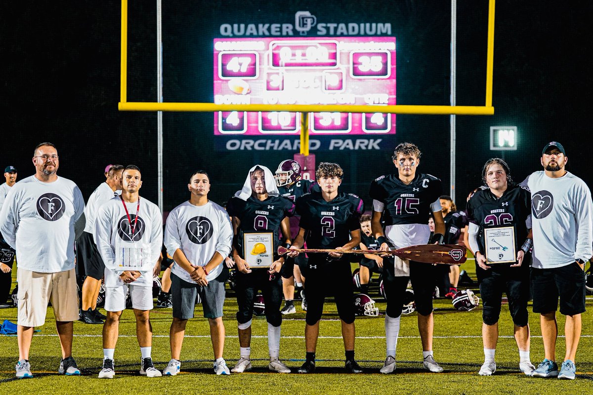 Orchard Park Quakers Football (@opquakersfb) on Twitter photo 👷♂️Offensive POG: <a href="/jacksonnewlove/">Jackson Newlove</a>
💪Defensive POG: <a href="/liam_pytlak/">Liam Pytlak</a>
💼Special Teams POG:
Justin Moeller
🚣Steer the Ship POG:
<a href="/bengocella/">bengocella</a>
#BuildingThroughWork #OPNE <a href="/op_athletics/">OP Athletics</a> <a href="/OPBoosterClub/">OP Booster Club</a> 👷♂️Offensive POG: <a href="/jacksonnewlove/">Jackson Newlove</a>
💪Defensive POG: <a href="/liam_pytlak/">Liam Pytlak</a>
💼Special Teams POG:
Justin Moeller
🚣Steer the Ship POG:
<a href="/bengocella/">bengocella</a>
#BuildingThroughWork #OPNE <a href="/op_athletics/">OP Athletics</a> <a href="/OPBoosterClub/">OP Booster Club</a>