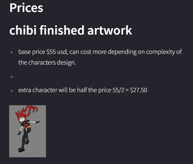 Neon_Dusk1996's tweet photo. commissions are open!!! feel free to dm for more info, some commission prices included in pictures . feel free to check my website out for more <3 https://t.co/QpdwlzyRlG
#commissionsopen #twitterartist #twitchartist #emoteartist #commissionlist #comissions #characterdesign https://t.co/bSsHqpXrw5
