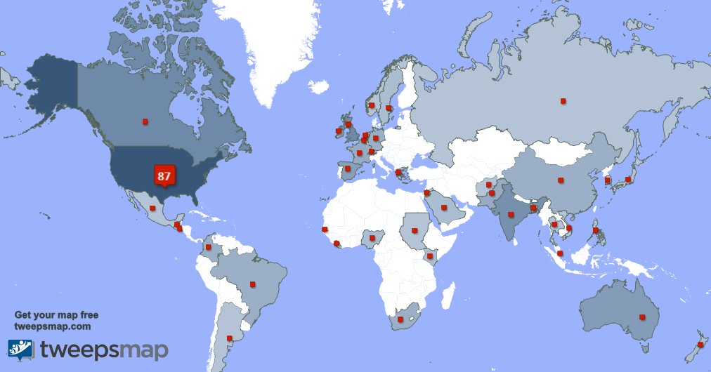 Special thank you to my 2 new followers from Kenya last week. tweepsmap.com/!NerissaBauer