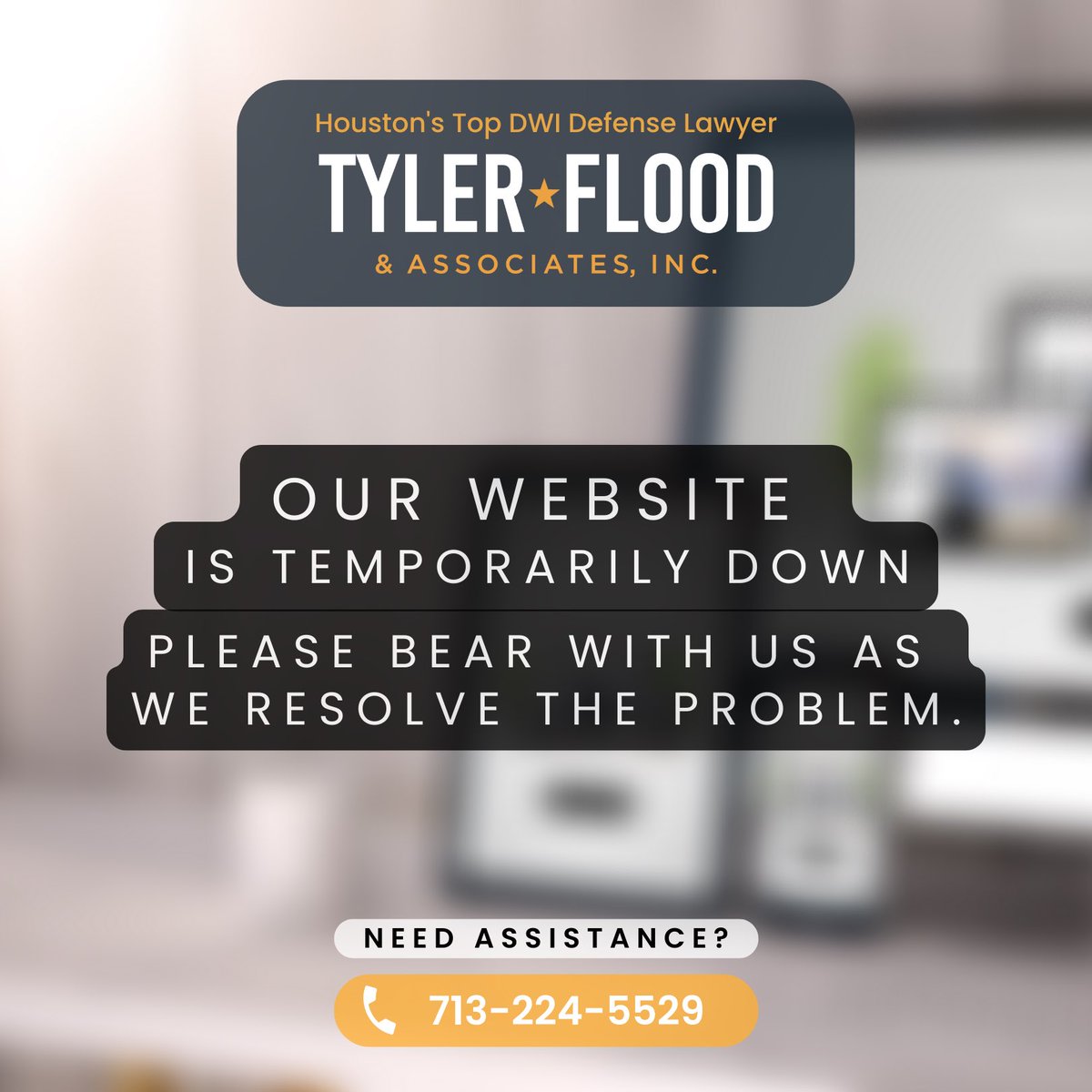 DoNotBlow's tweet photo. 🚨 We have been experiencing issues with our website 🚨

It may be fully inaccessible at this time. We are actively working to resolve this issue as soon as possible and appreciate your patience. 

If you need any assistance, please give us a call at (713) 224-5529. https://t.co/p59LVb6nHr