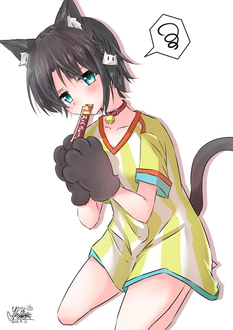 これは実装するしかないという落書きw#プロテインザスバル #猫耳スバル 