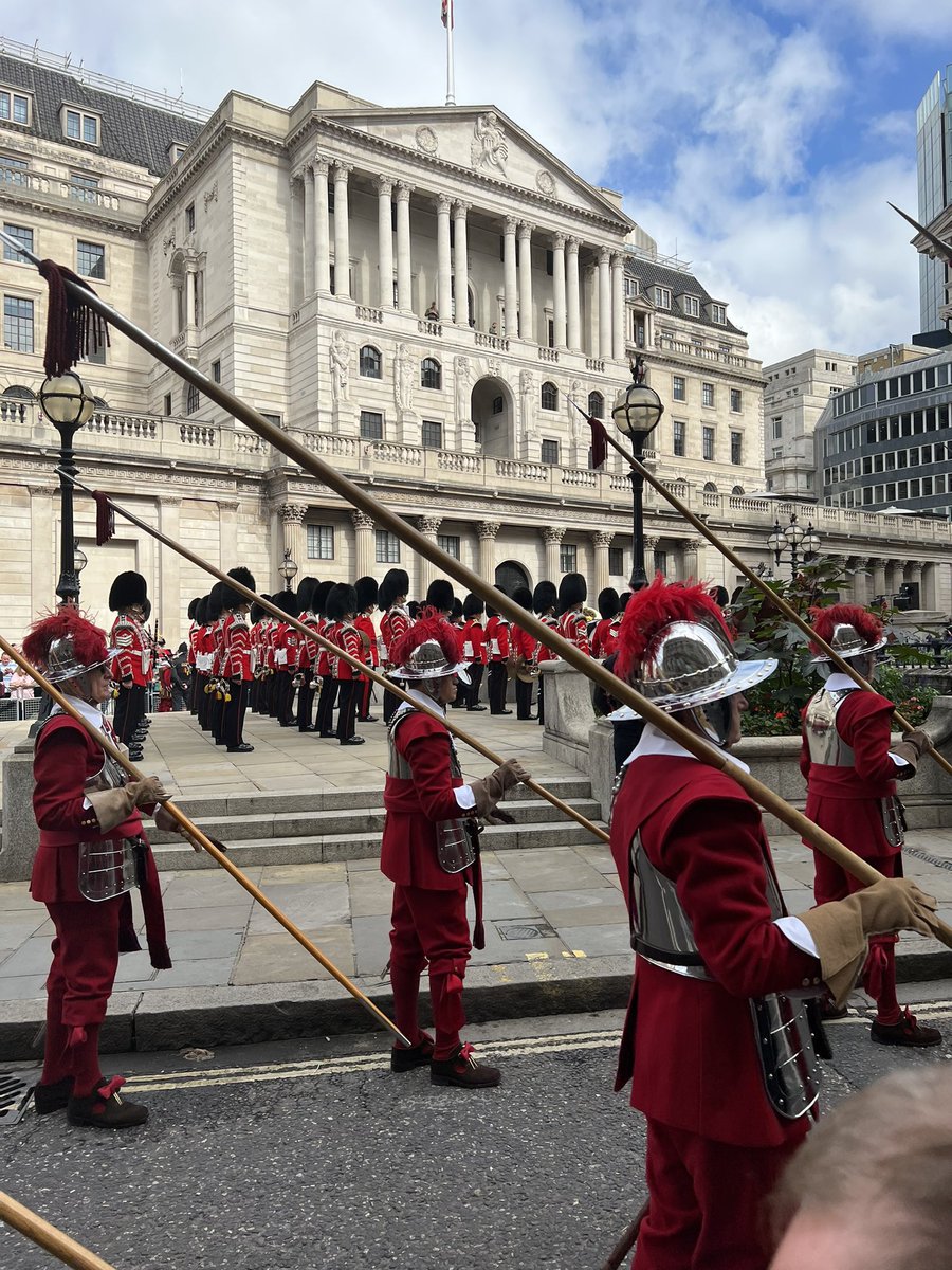 benjmurf's tweet photo. Such an honour to participate in the #Proclamation of His Majesty King Charles III at the Royal Exchange today.
A new King has ascended the Throne and the Caroline era has now begun.
#GodSaveTheKing https://t.co/1BZqtyGm6a