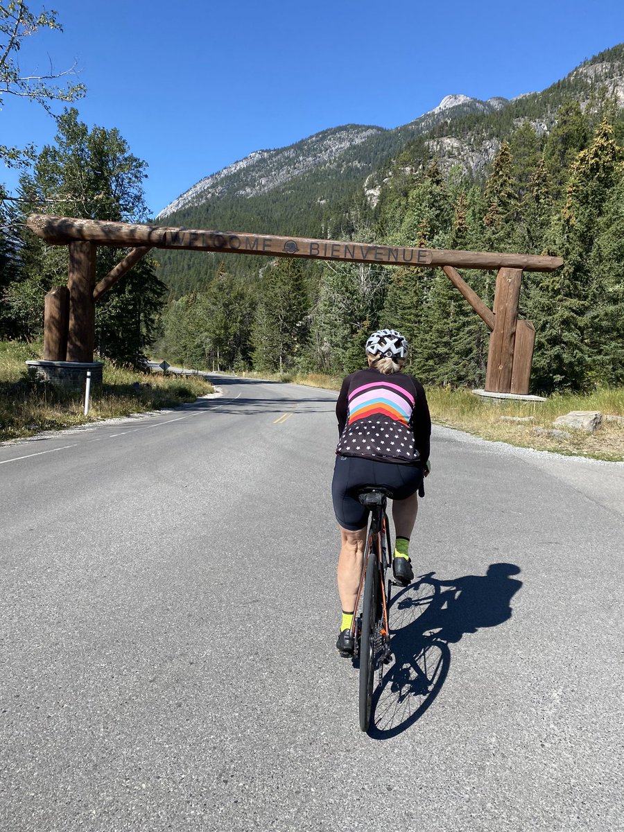Skier_one's tweet image. September delight! @BanffNP has reserved the Bow Valley Parkway for bikes &amp;amp; hikes - and enthusiasts are taking up the chance for a non-intimidating ride on one of the most scenic roads in the world! #celebratecanada 🇨🇦