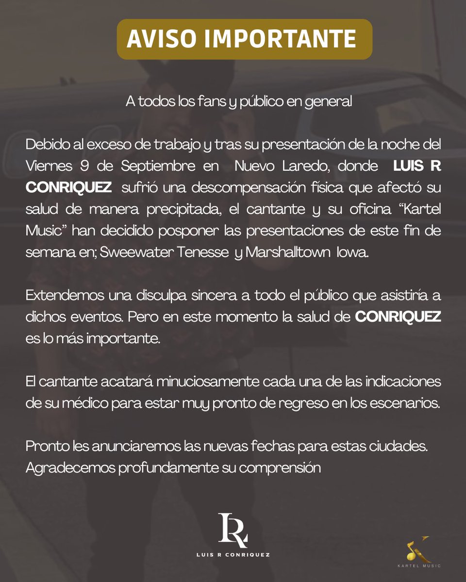 🚨BREAKINGS NEWS🚨 #luisrconriquez