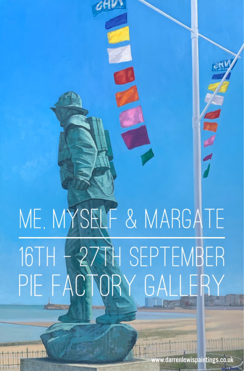 My biggest solo show to date gets underway next week <a href="/PFactoryMargate/">Pie Factory Margate</a>