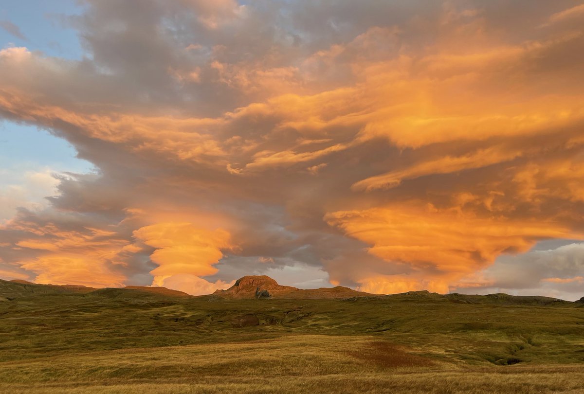 Stacked Lenticulars. Hellissandur, Iceland. #iceland #clouds #photohour #goldenhour #picoftheday #pictureoftheday no