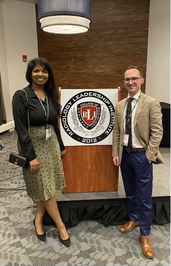 Just two <a href="/TempleRadRes/">Temple Radiology Residents</a> former chiefs at the <a href="/RadiologyACR/">American College of Radiology</a> #RLISummit awards dinner! So great catching up with Karthika! #RadLeaders
<a href="/TempleRADs/">Temple Radiology</a> <a href="/ACRRFS/">ACR RFS - We've Moved! Follow @RadiologyACR.</a>