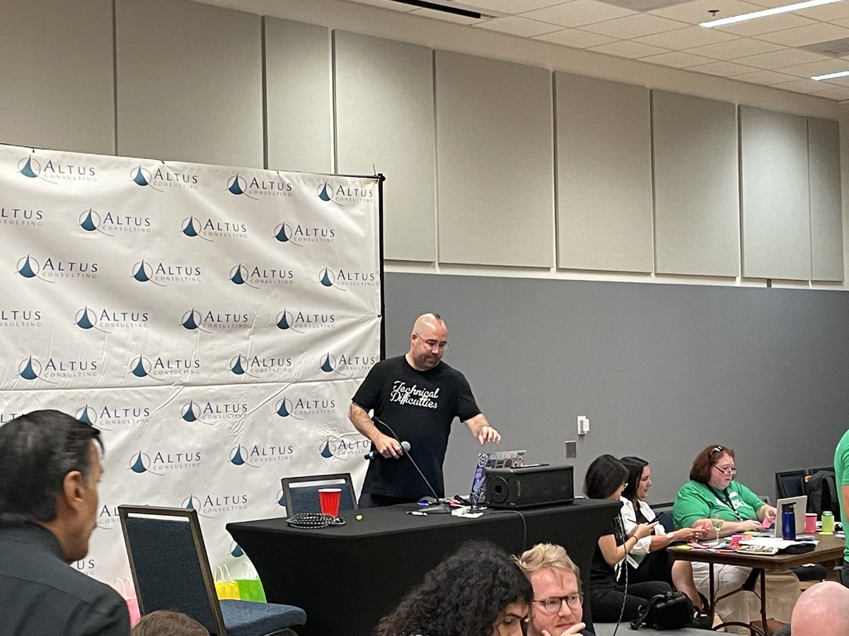 BSides_NoVA's tweet photo. ⁦@1MrStoner⁩ is doing a great job with Hacker Trivia! #BackToRoot https://t.co/yya6P75pRn