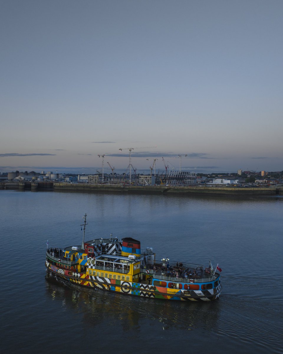 The Ferry to the Future
📍Bramley Moore Dock Stadium

 #scousescene 
#football
#scouse #everton #evertonfc #efc
#evertonfcfans #footballstadium
#premierleague #soccer #soccerstadium #coyb
#liverpoolecho #bramleymooredock
#merseyferry #mersey #merseyside
#bramleymooredockstadium