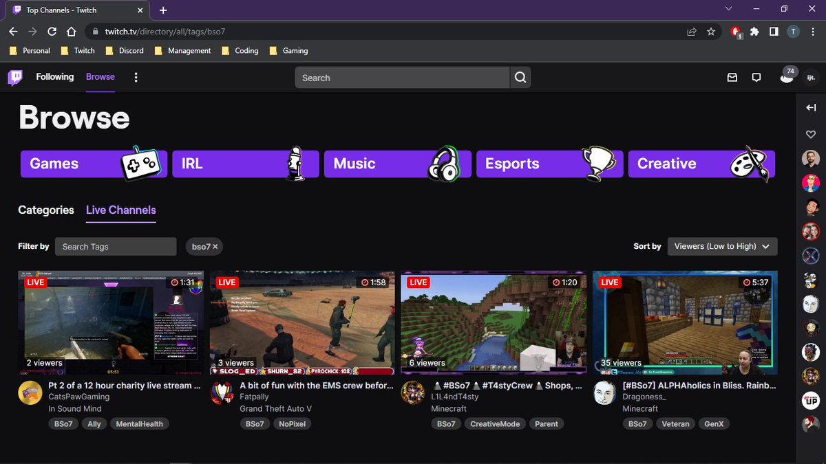 Glad to see more people using the #BSo7 tag on Twitch lately :)