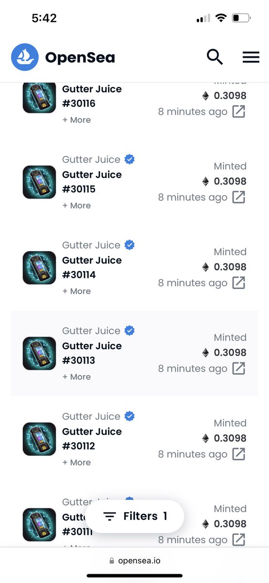 heckman_eth's tweet image. I’ve seen this happen too many times within GCG not to pounce when DNA 2 got this low!
Remember how mint passes and juice turned out?
IN GUTTER LABS I TRUST!