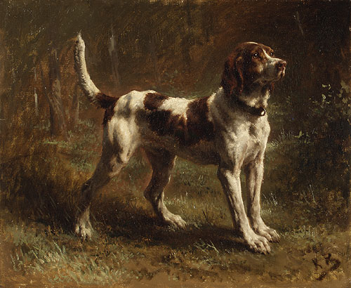 A Limier Briquet Hound, 1880 #realism #rosabonheur wikiart.org/en/rosa-bonheu…