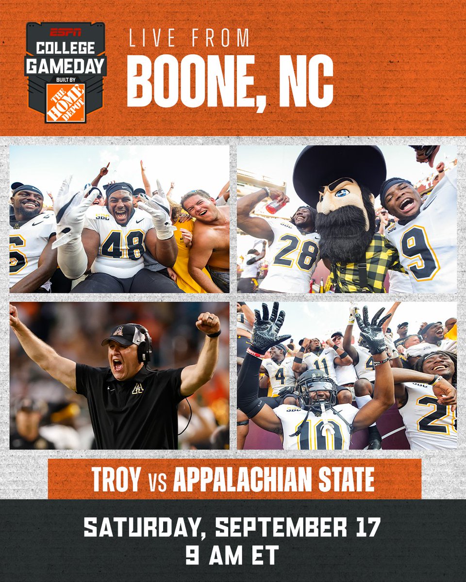GAMEDAY IS COMING TO BOONE❗ 

Home of <a href="/AppState_FB/">App State Football</a> 😤