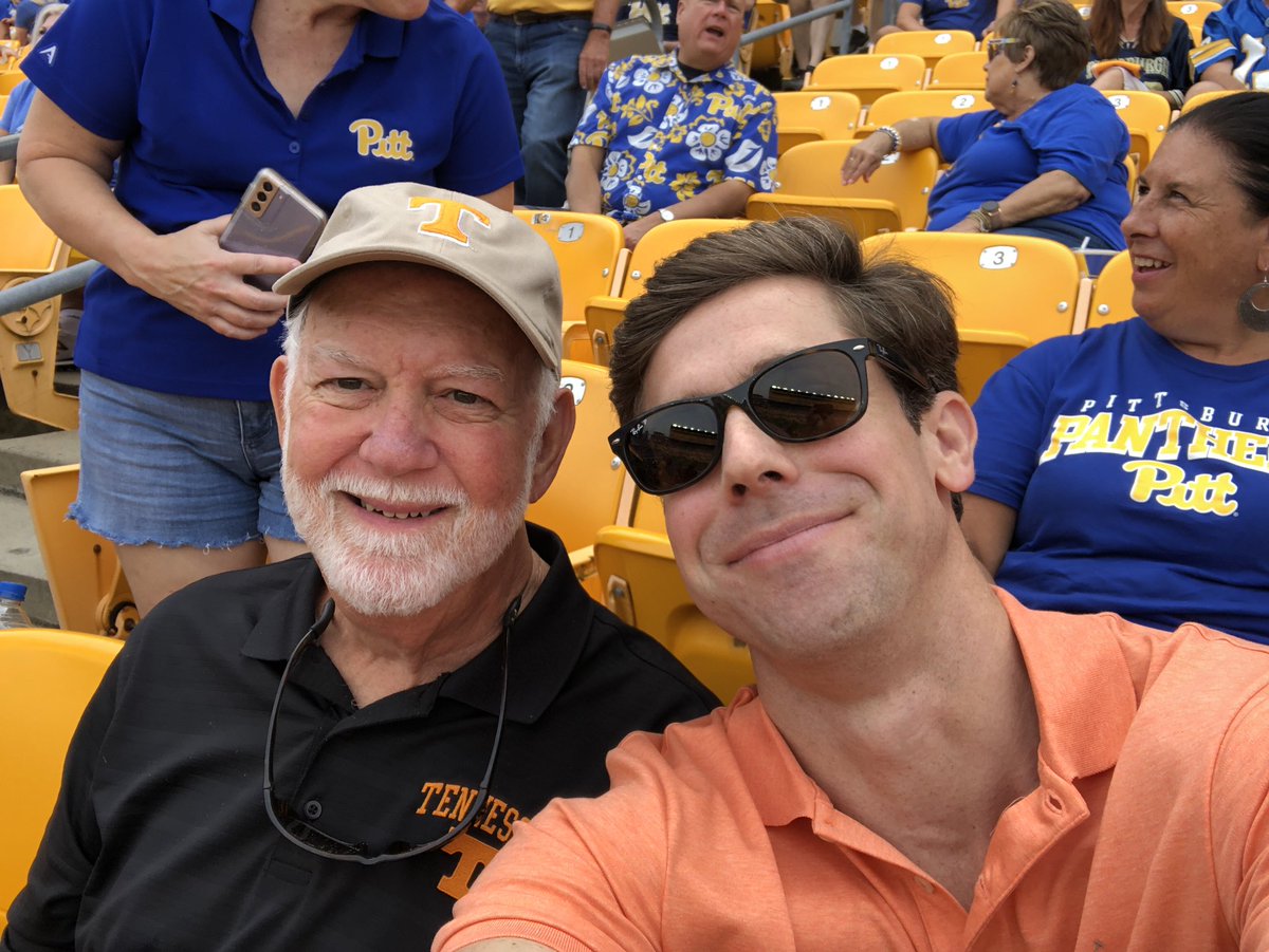 DSchirm's tweet photo. V-O-L-S! Let’s go Vols! #UTvsPItt https://t.co/gFCKtkgS7S