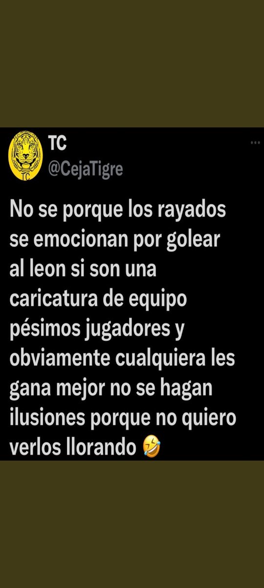 Pato09013's tweet photo. @LaFuerzaRayada Jajajaja https://t.co/PYpLQVMa8i