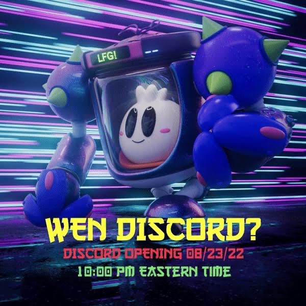 🥢Come walk with us!👨🏻‍🍳

💎Only 50 discord invites💎

discord.gg/WpE7pTTMCB

Follow: @YugiBaoNFT

#NFT #NFTdrop #NFTArts #SolanaNFTs #SolanaNFT #SolanaNFTproject #SolanaSummer #wagbao #3Danimation #NFTGiveaways #NFTCommumity #3D