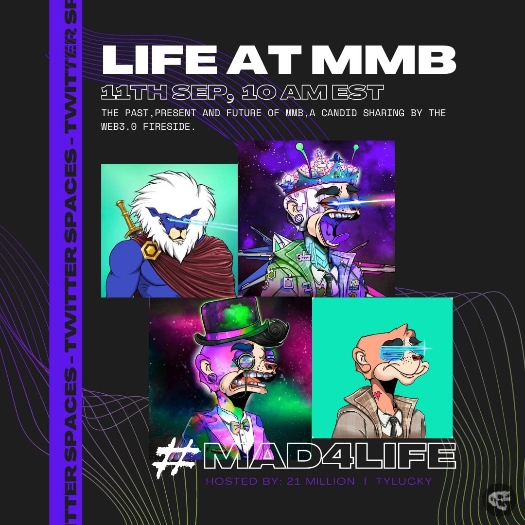 MadMeerkatNFT's tweet photo. Clothes maketh the Kat. @invisiblekull, @kyokuunosuke and @madmuso77 - DM us. You're the winners.

12 hours to the Spaces. It's time for the Mad Movement. Change up your PFPs and show the world the madness - We'll be giving out prizes to a few Kats in the Spaces ;)

#MAD4LIFE https://t.co/jXblHON6vt