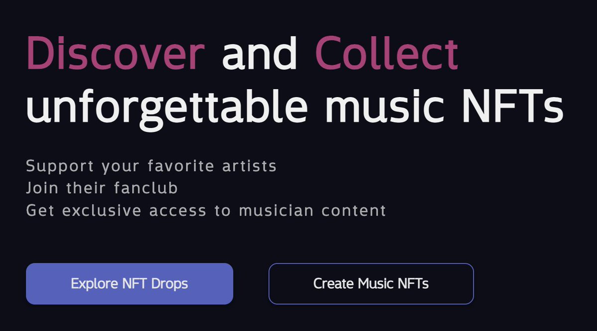 fanfare_fm's tweet photo. #MusicNFTs by many exciting artists, from as little as $1 #onFlow 

🎵 https://t.co/ue984qyC6h

Discover new artists and awesome new music with #FanfareFM

If you're an artists, join up and start minting your music - it's easy!🎶

#NFTs #NFTMusic #NFTCommunity #MusicCommunity 🎵 https://t.co/YYWiDQUYxi