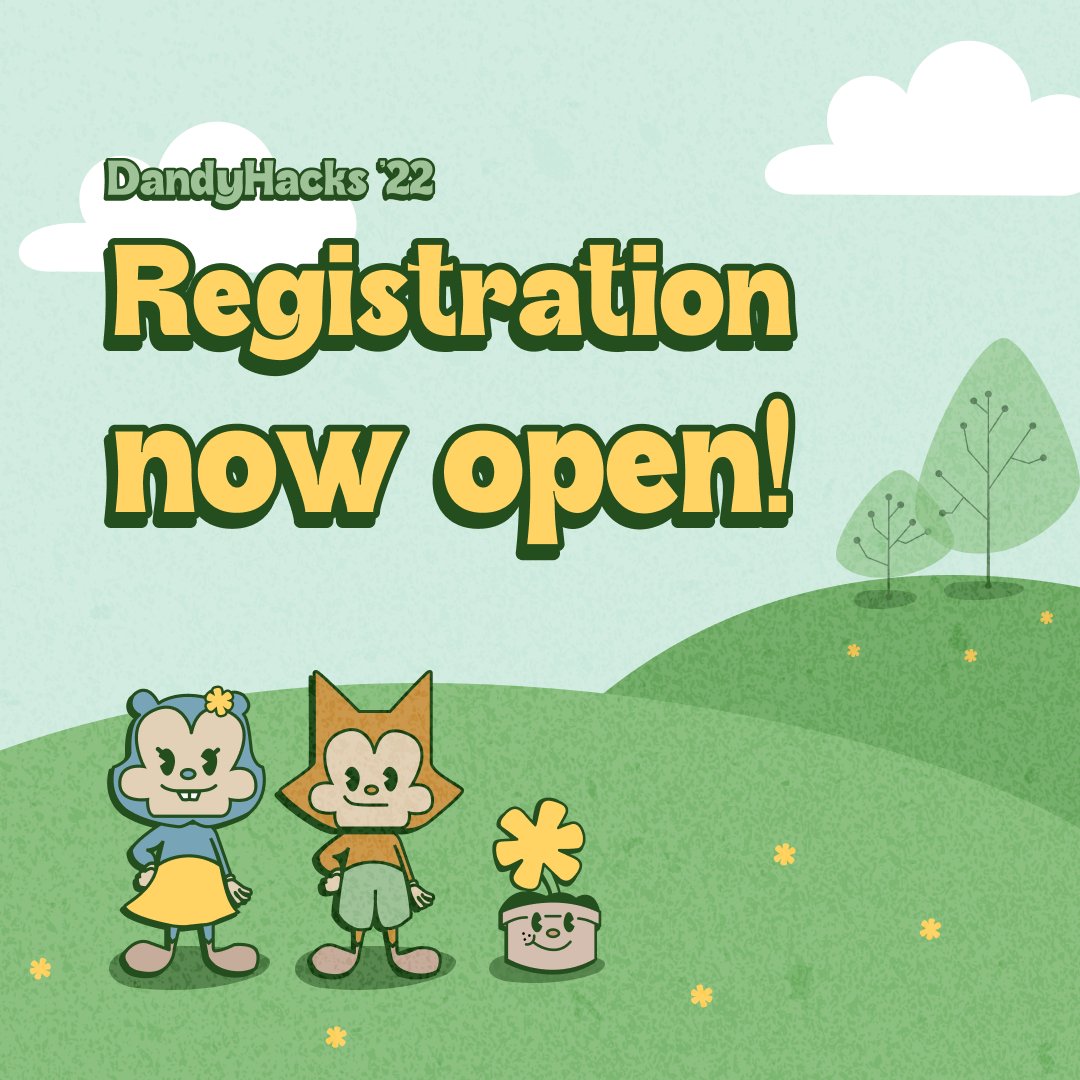 dandyhacks's tweet image. 💻 Register now for DandyHacks ‘22! 
🗓 Happening on Oct 14-16, in-person at Feldman Ballroom. 
🔗Register at dandyhacks.net