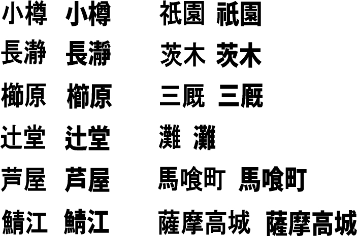 kankyop's tweet photo. フォント違いで変わる漢字 https://t.co/LgkvS5EH9W