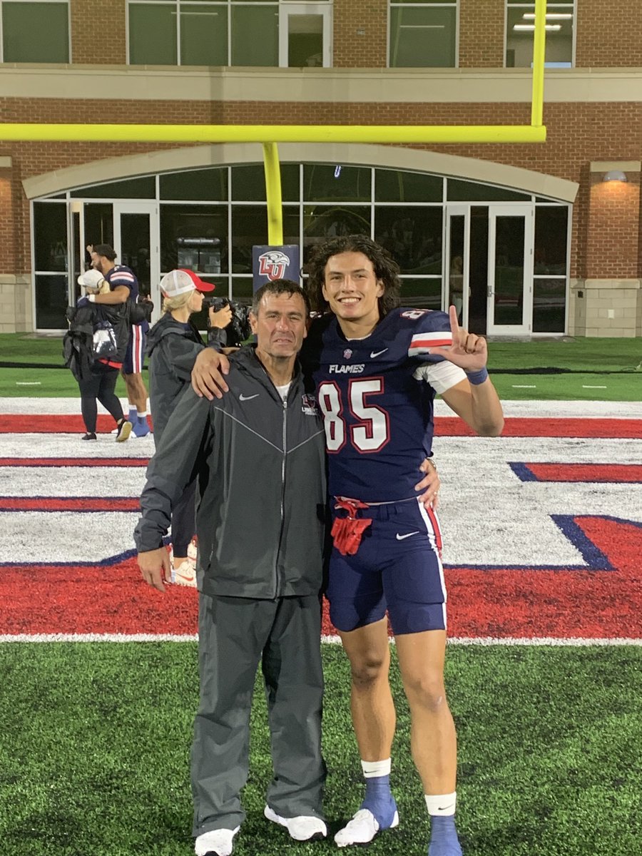 FBCoachK's tweet photo. First game on THE MOUNTAIN. Awesome victory. Proud of #LUnion and their grit. Very special to be able to experience this with family. ⁦@LibertyFootball⁩ ⁦@MLCHS_Athletics⁩ https://t.co/X2yUD400rE