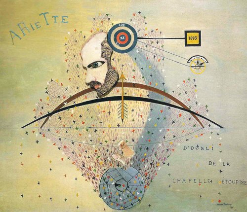 Ariette d'oubli de la chapelle étourdie, 1920 #dada #duchamp wikiart.org/en/suzanne-duc…