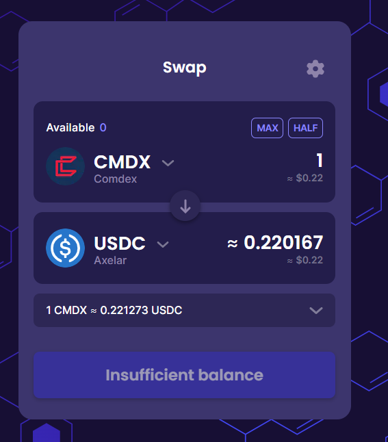 FrauBelz's tweet photo. Good morning $CMDX Fam!
Today I found out that the price in @TeamKujira of $CMDX is cheaper than in Osmosis &amp; JSwap. 

Make use of that information &amp; decide well! 
Y'all know what to do, DYOR! https://t.co/Y4HL49OZvS