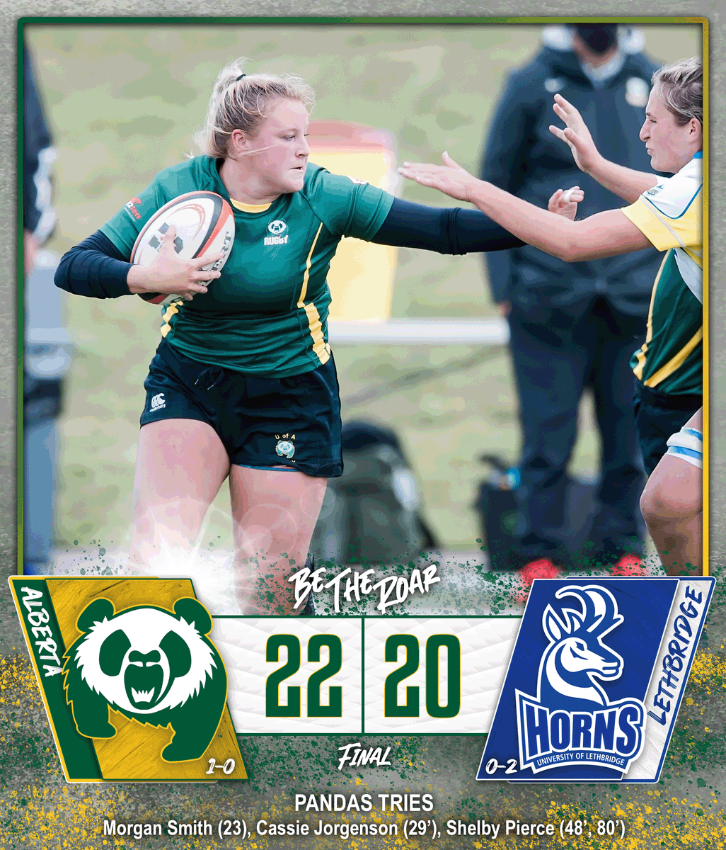 PandasRugby's tweet image. ๐๐๐๐ผ๐ | ๐๐ผ๐๐ฟ๐ผ๐ ๐๐๐
What a finish at Foote Field!!
Pandas down three into extra time and Shelby Pierce blasts through the Pronghorns line and forces her way to a try. Whistle blows to end the game and @PandasRugby come out with a 22-20 win. #BeTheRoar