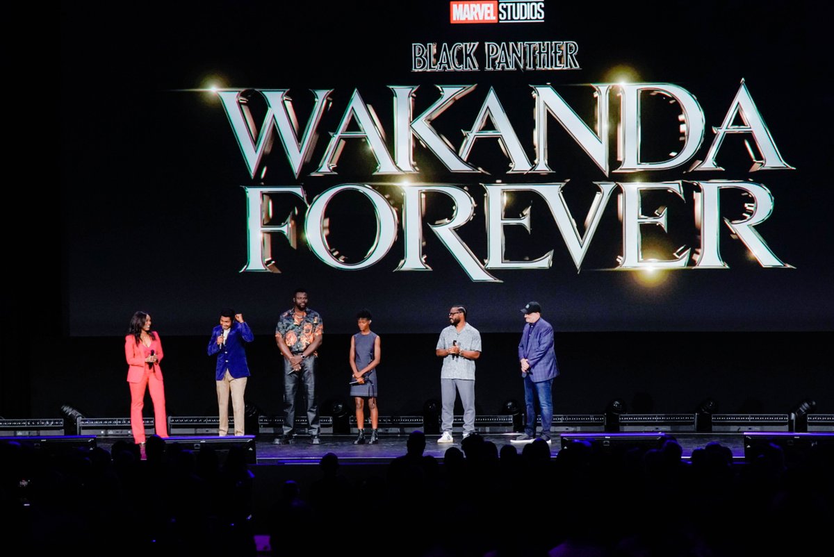 Get ready to return to Wakanda. #D23Expo got an exclusive look at Marvel Studios' Black Panther: #WakandaForever: bit.ly/3DfPcId