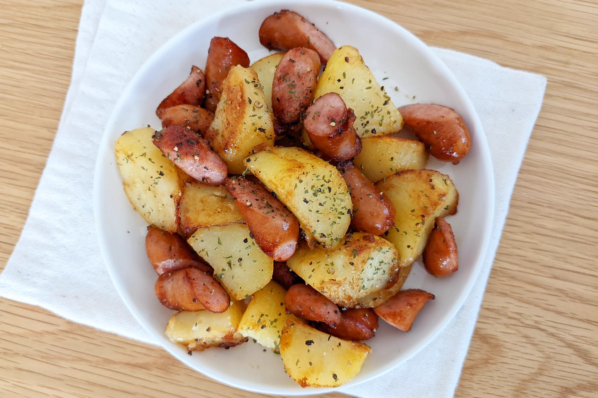 旨味と塩気が最高！コンソメ味のジャーマンポテト。