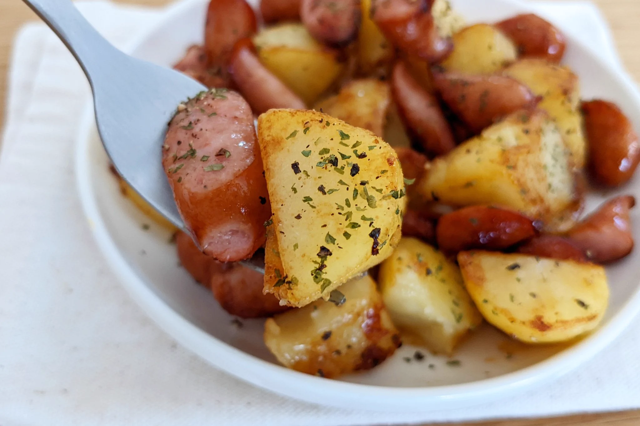 旨味と塩気が最高！コンソメ味のジャーマンポテト。