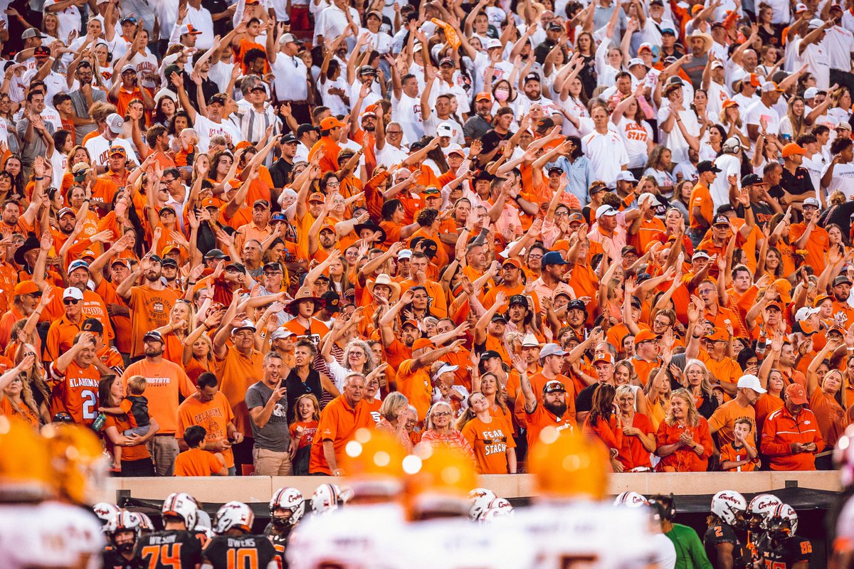 CowboyFB's tweet photo. 10 wins in a row at Boone Pickens Stadium. A record-tying total and we're not done yet...

#DAT | #GoPokes https://t.co/5b7pqIO5wi