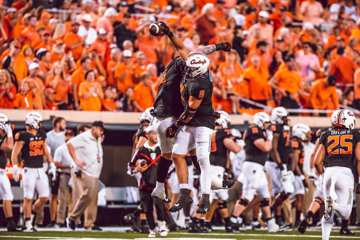 CowboyFB's tweet photo. 10 wins in a row at Boone Pickens Stadium. A record-tying total and we're not done yet...

#DAT | #GoPokes https://t.co/5b7pqIO5wi