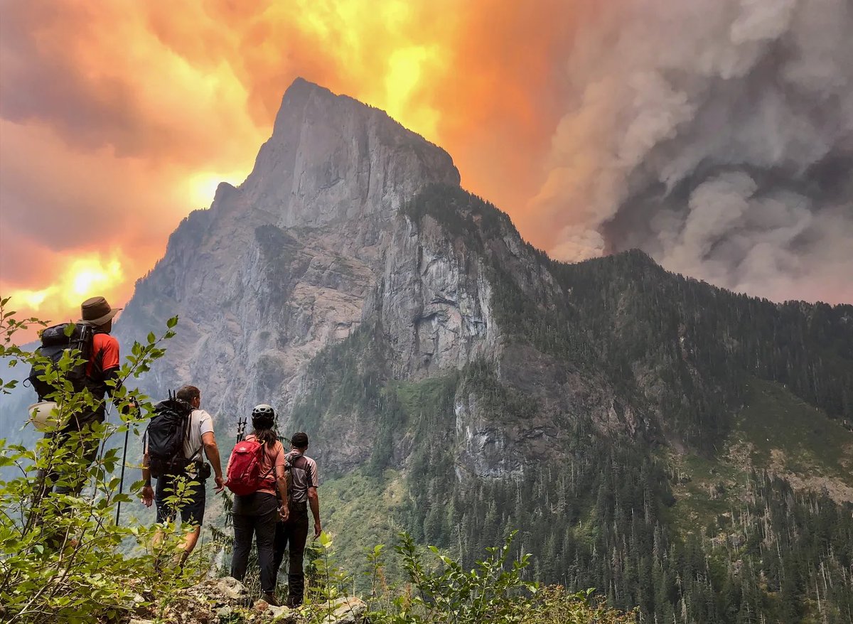 Tren Griffin on Twitter "The Bolt Creek Fire near Grotto and Skykomish